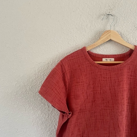 Madewell verse back tie top in Muted Red - Picture 5 of 11